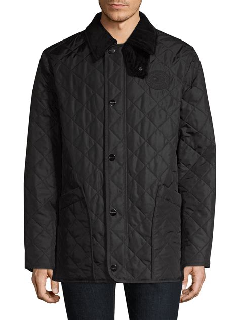 cheap burberry quilted jacket mens|burberry twill barn jacket.